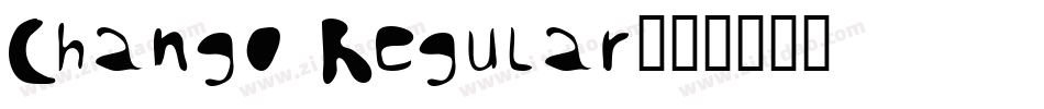 Chango Regular字体转换